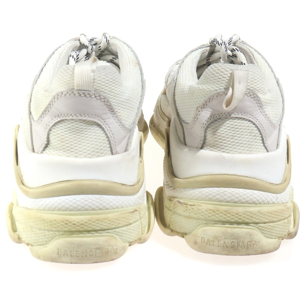 BALENCIAGA(バレンシアガ) TRIPLE S トリプルエス エンブロイダリー ローカットシューズ スニーカー #US8/27cm ホワイト 534217