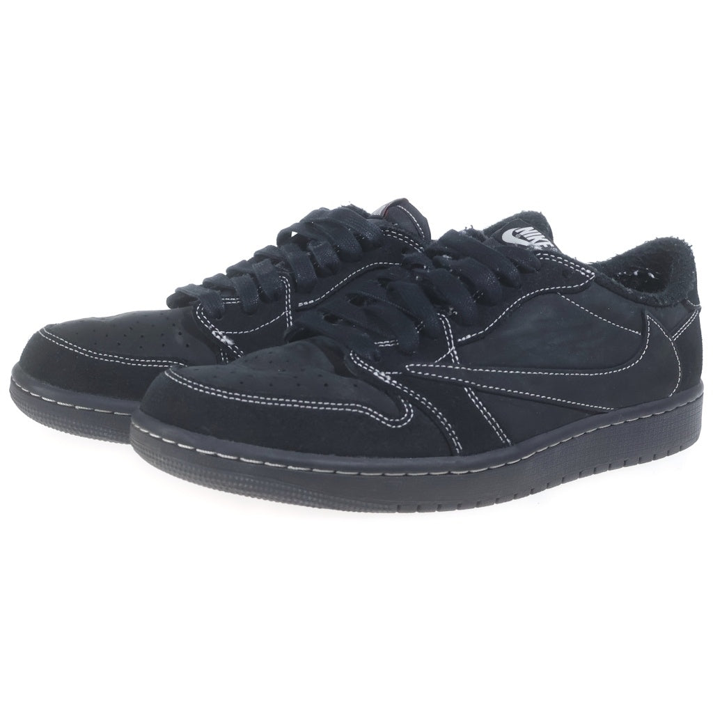NIKE(ナイキ) ×TRAVIS SCOTT AIR JORDAN 1 LOW OG SP BLACK PHANTOM エアジョーダン1 ブラックファントム ローカットスニーカー ブラック US9.5/27.5cm DM7866-001
