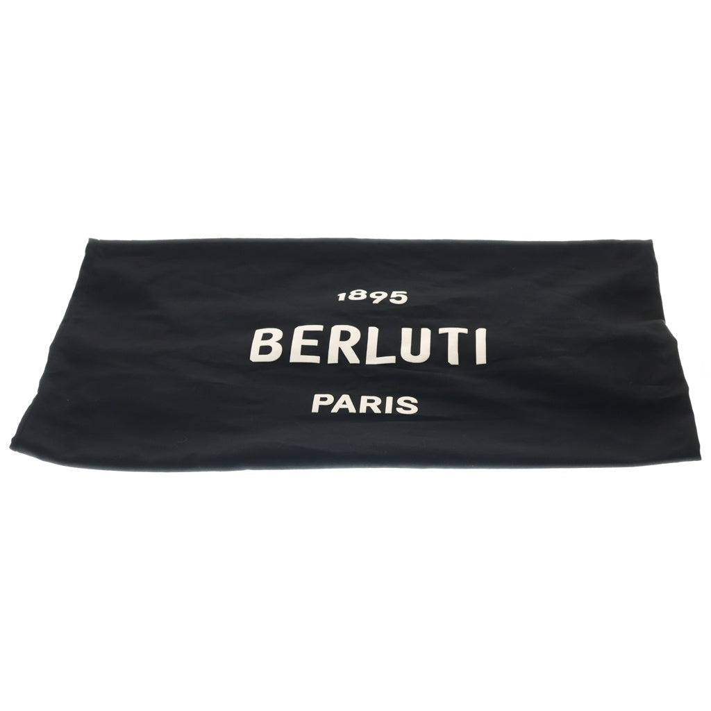 Berluti(ベルルッティ) ホッピングキャンバス レザー トートバッグ ショルダーバッグ ブラック