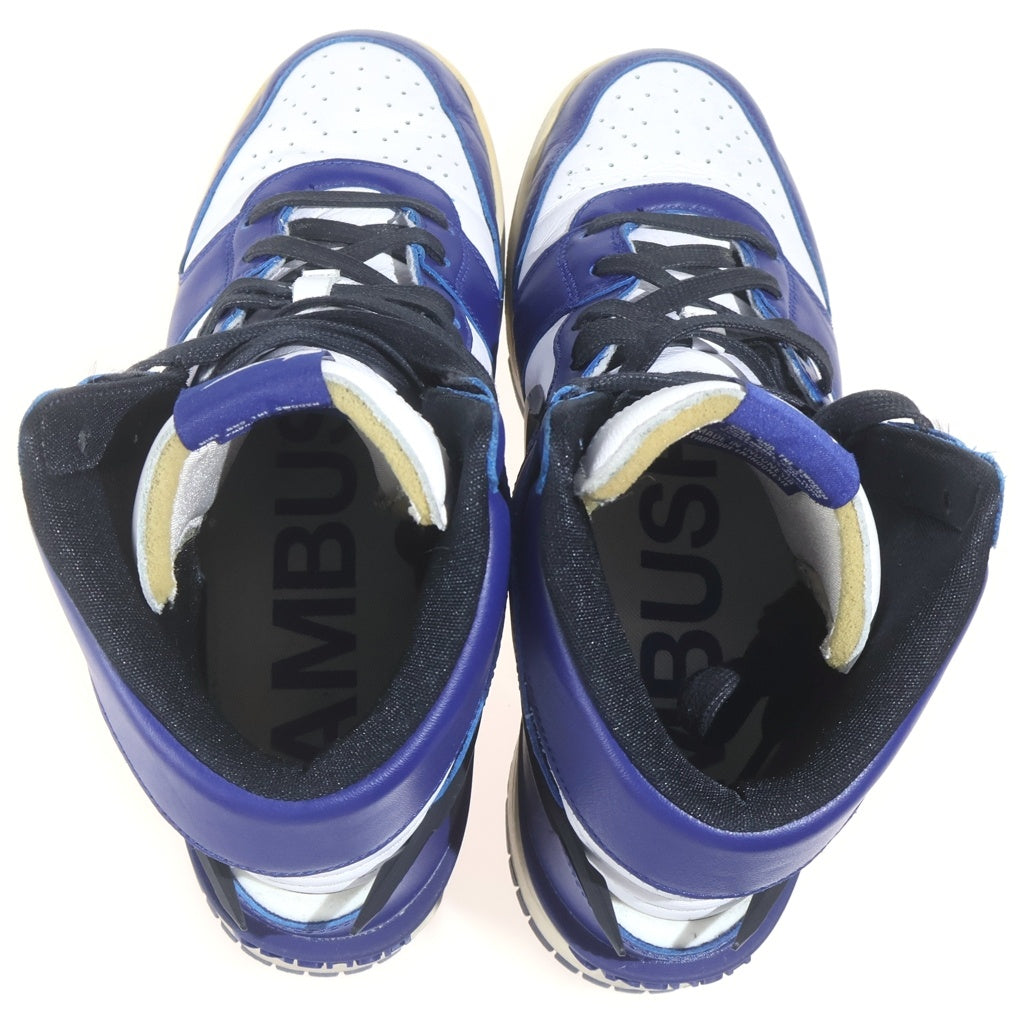NIKE(ナイキ) ×AMBUSH DUNK HIGH DEEP ROYAL アンブッシュ ダンク ディープロイヤル ハイカットスニーカー ブルー/ホワイト US11/29cm CU7544-400 CU7544-400 箱