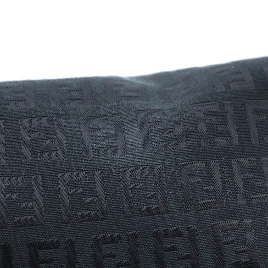FENDI(フェンディ) マンマバケット ズッキーノ キャンバス×レザー シルバー金具 ワンショルダーバッグ ハンドバッグ ブラック 8BR0001 レディース