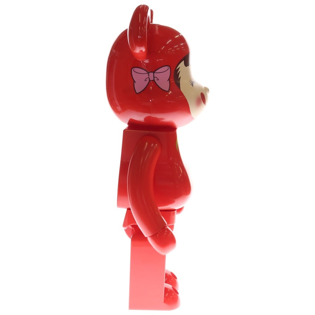 BE@RBRICK(ベアブリック) ×不二家 達磨 ペコちゃん 1000% フィギュア 人形 レッド