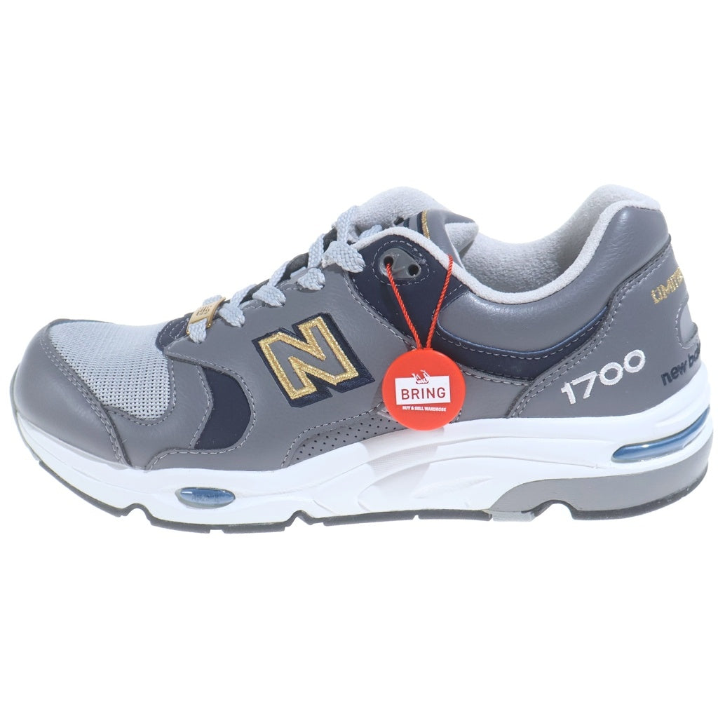 New Balance(ニューバランス) CM1700NJ レザー メッシュ ローカットスニーカー グレー US8/26cm