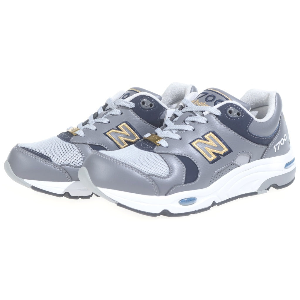 New Balance(ニューバランス) CM1700NJ レザー メッシュ ローカットスニーカー グレー US8/26cm
