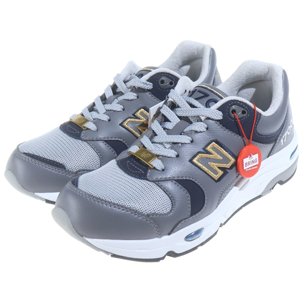 New Balance(ニューバランス) CM1700NJ レザー メッシュ ローカットスニーカー グレー US8/26cm