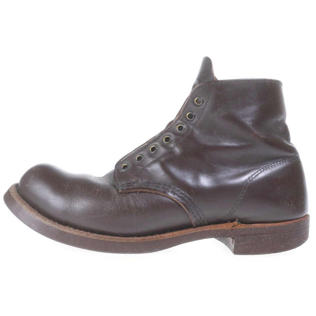 RED WING(レッド ウイング) 90S VINTAGE 裏スクエア犬タグ アイリッシュセッター クラシックワーク ショート ブーツ ブラウン