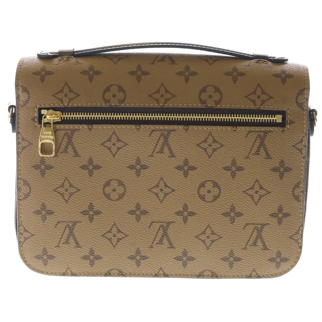 LOUIS VUITTON(ルイヴィトン) ポシェットメティスMM モノグラム リバース PVC レザー 2WAY ハンド ショルダーバッグ ブラウン M44876 レディース