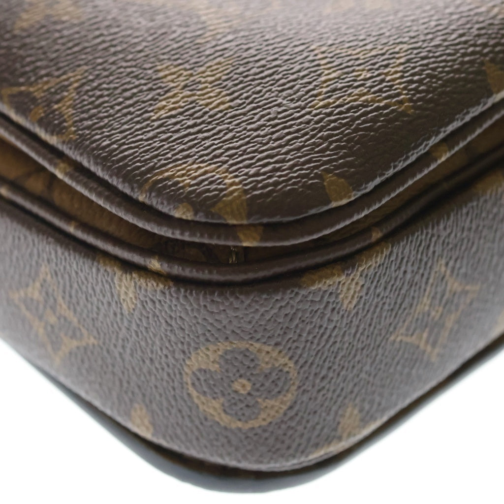LOUIS VUITTON(ルイヴィトン) ポシェットメティスMM モノグラム リバース PVC レザー 2WAY ハンド ショルダーバッグ ブラウン M44876 レディース