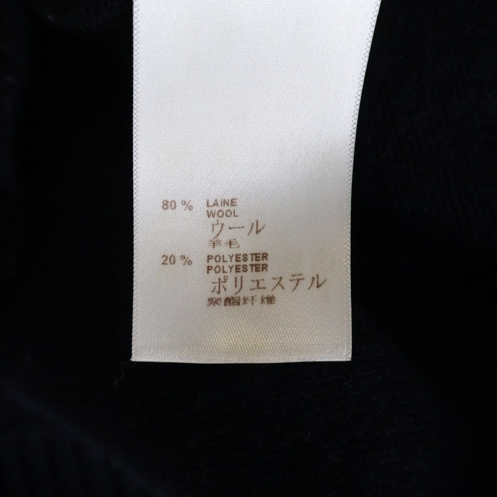 LOUIS VUITTON(ルイヴィトン) LVロゴ スパンコール半袖ニット ネイビー #M RW142A F6KM8OGG レディース