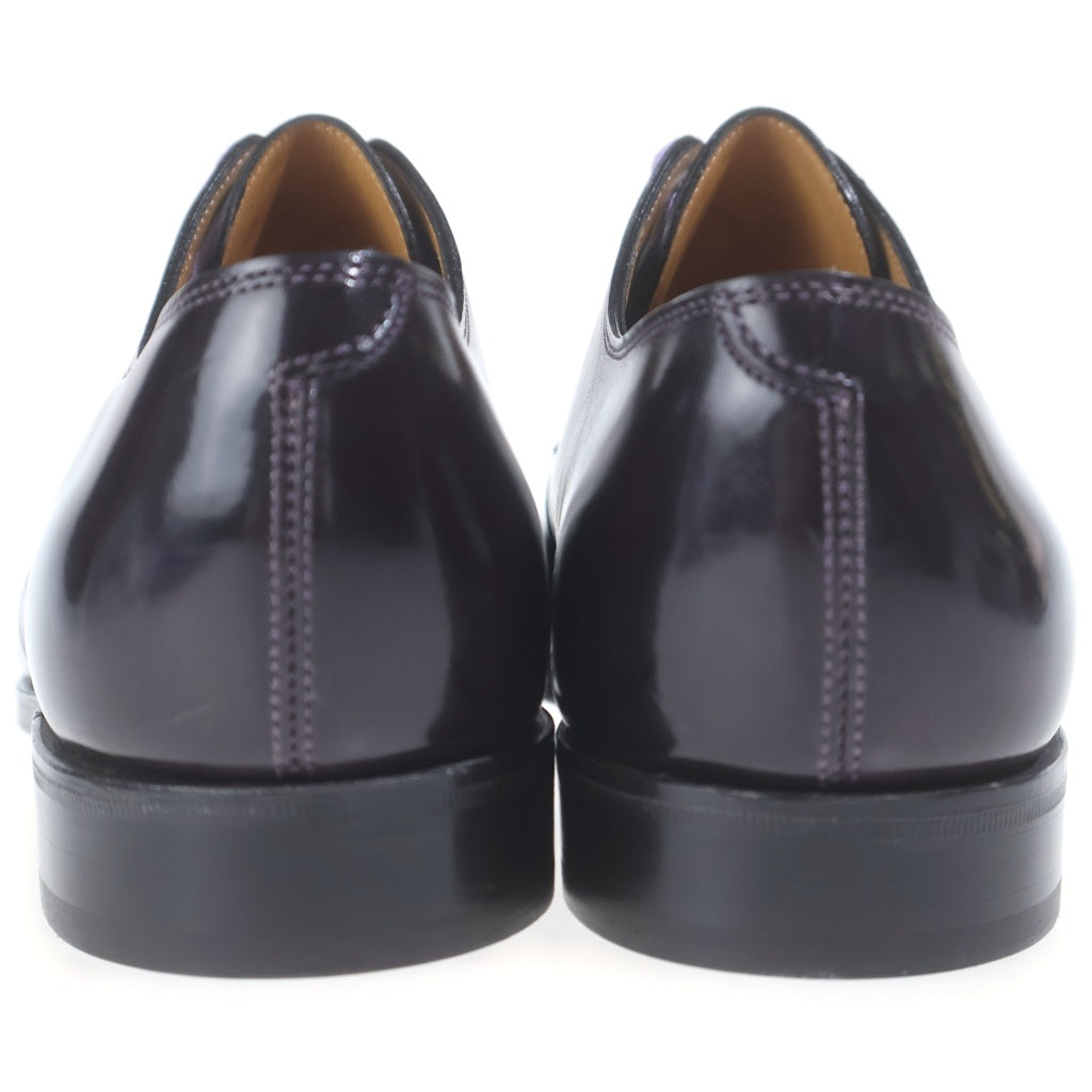JOHN LOBB(ジョンロブ) ×Paul Smith Willoughby 8000 ポールスミス 別注 パープルステッチ レザー ドレス ビジネス シューズ ブラック