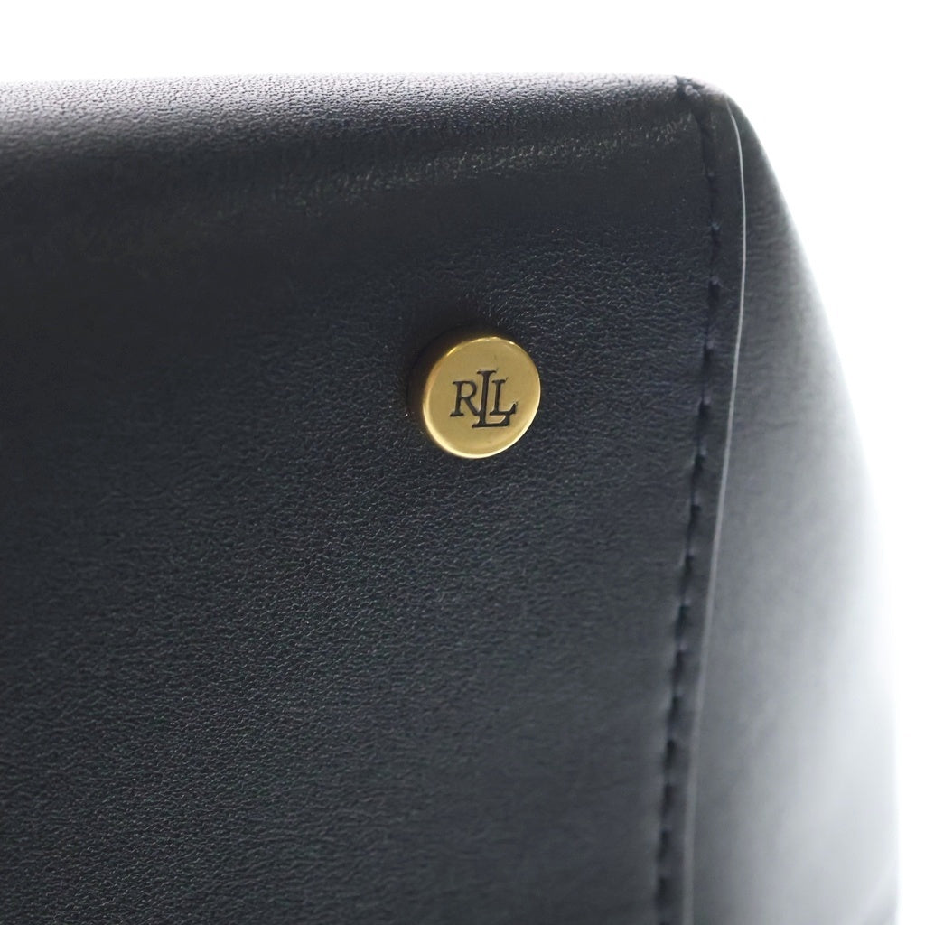 LAUREN RALPH LAUREN(ローレンラルフローレン) Leather Medium Witley Bucket Bag ミディアム ウィットリーバケットバック ショルダーバッグ レザー ブラック 431950855006 レディース