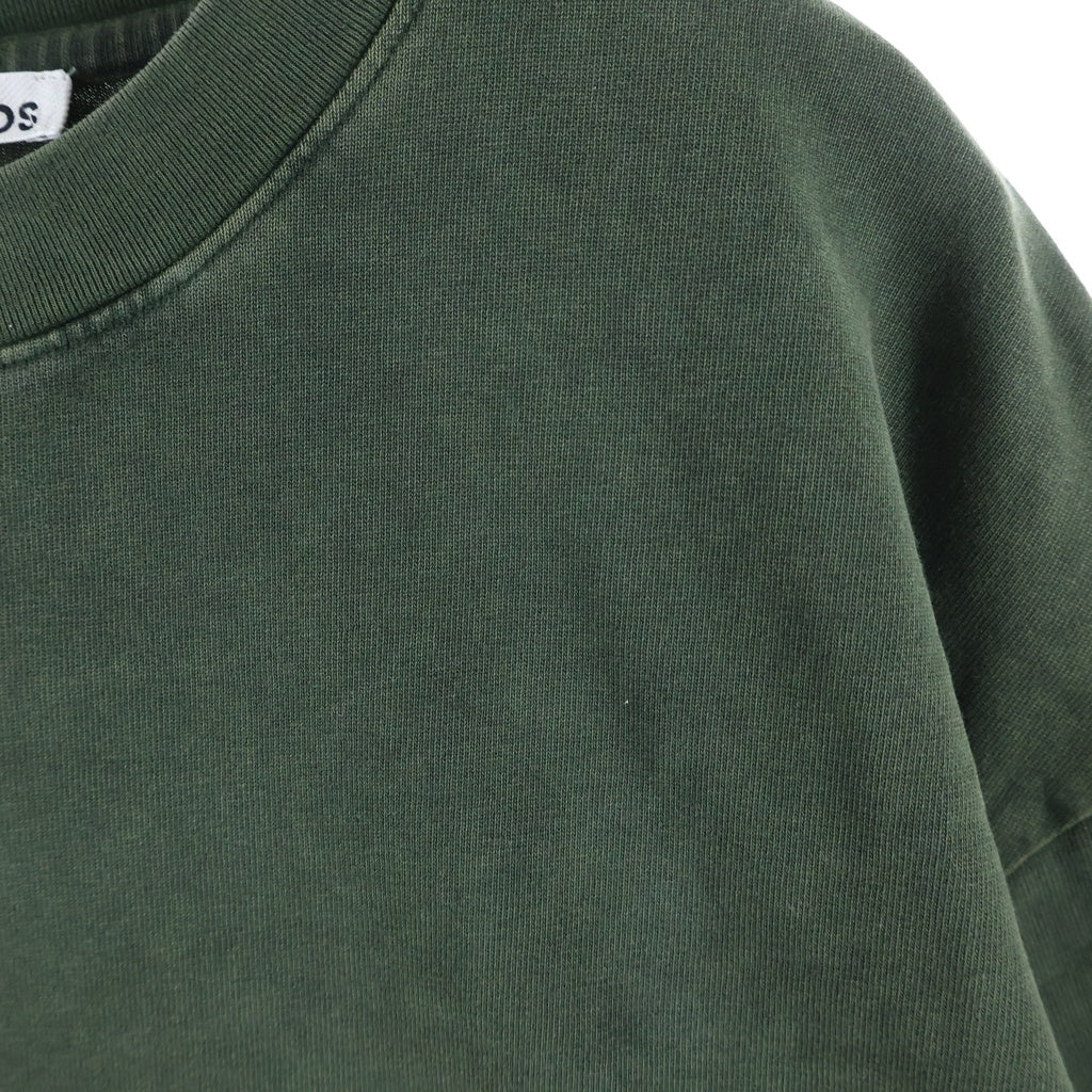 Acne Studios(アクネ ストゥディオズ) Extorr Cotton-Jersey T-Shirt エクストラコットンジャージー半袖Tシャツ ガーメントダイ加工 グリーン FN-MN-TSHI000458
