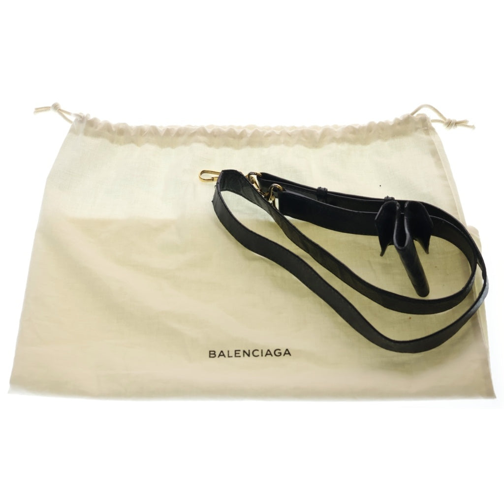 BALENCIAGA(バレンシアガ) ジャイアント ミニ シティ レザー 2WAY ハンド ショルダーバッグ ゴールド金具 ネイビー 309544 レディース
