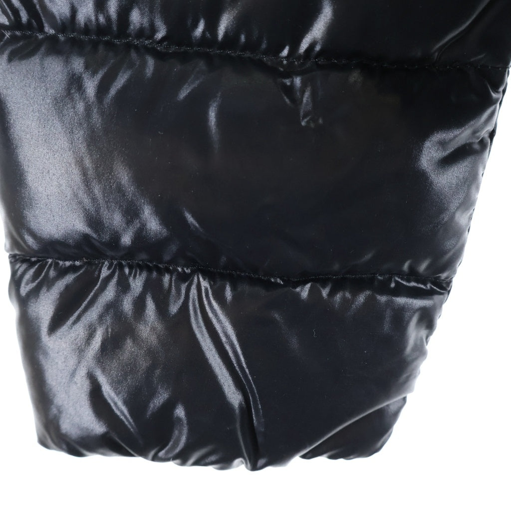 MONCLER(モンクレール) PLANE ダブルブレスト ワッペンロゴ ジップアップ ダウンジャケット ブラック 420934699505 68950 レディース