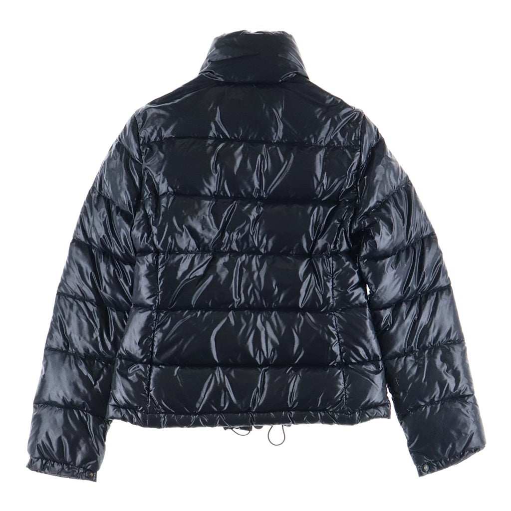 MONCLER(モンクレール) CLAIRE クレア ワッペンロゴ ジップアップ ダウンジャケット ブラック 46313/50/68950 レディース