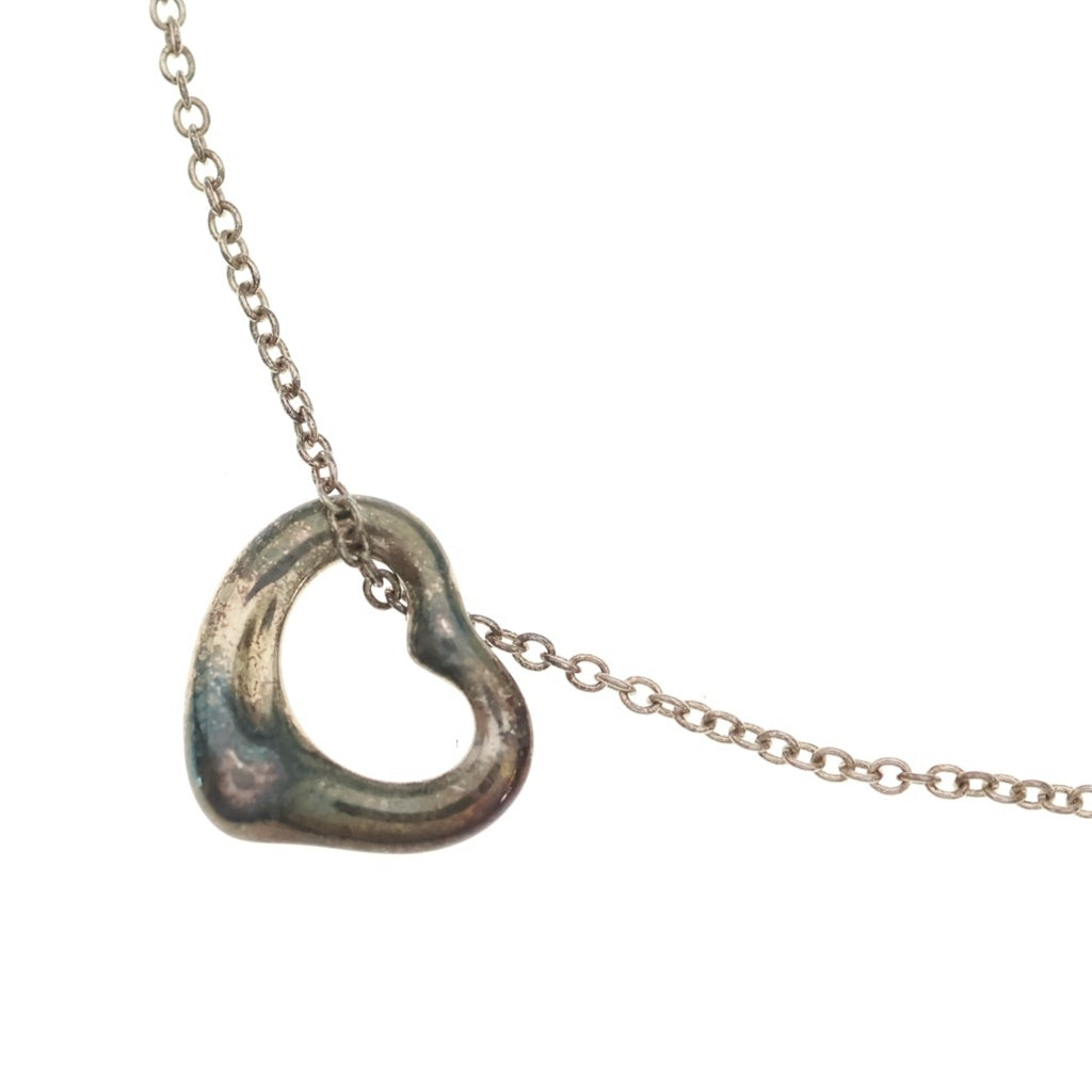 TIFFANY & Co.(ティファニー) オープンハート ネックレス ペンダント チェーン シルバー SV925 レディース