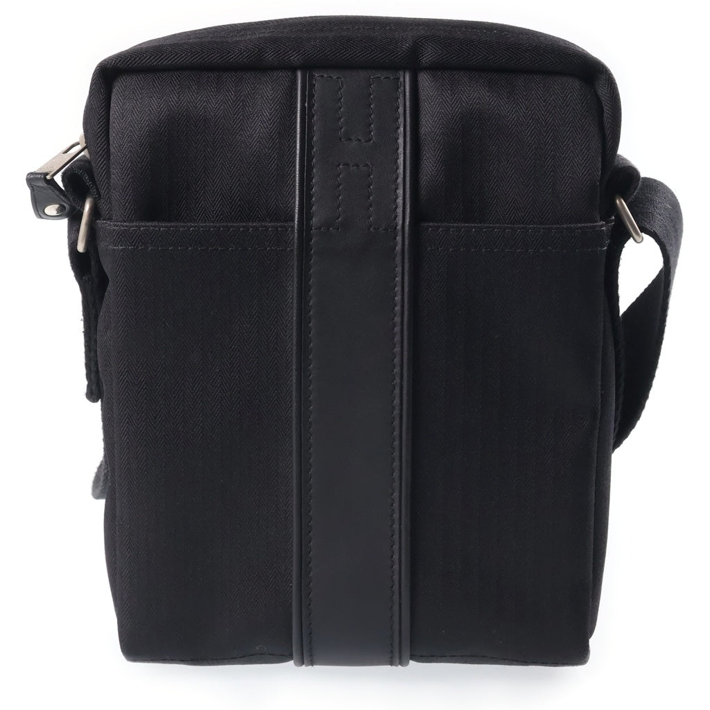 HERMES(エルメス) アカプルコ バンドリエールPM ショルダーバッグ ミニバッグ ブラック レザー シルバー金具 レディース