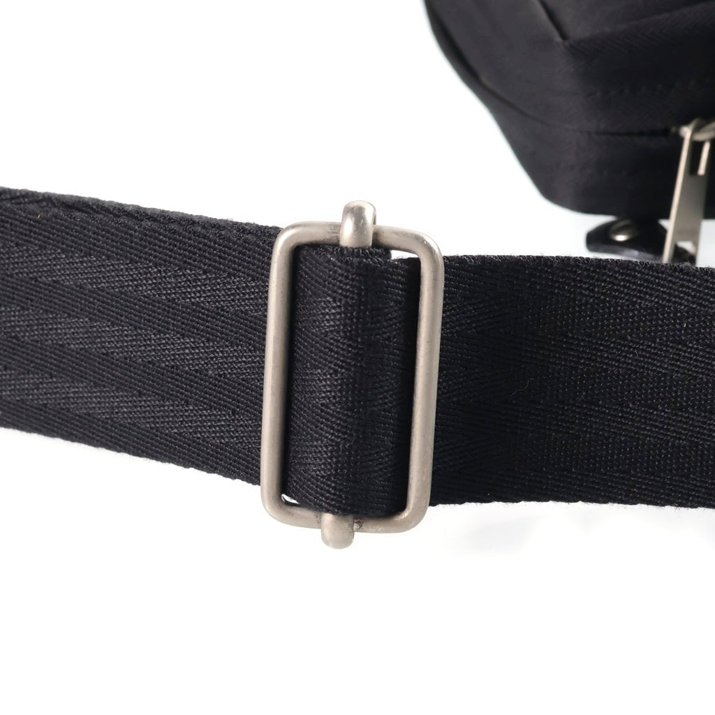 HERMES(エルメス) アカプルコ バンドリエールPM ショルダーバッグ ミニバッグ ブラック レザー シルバー金具 レディース