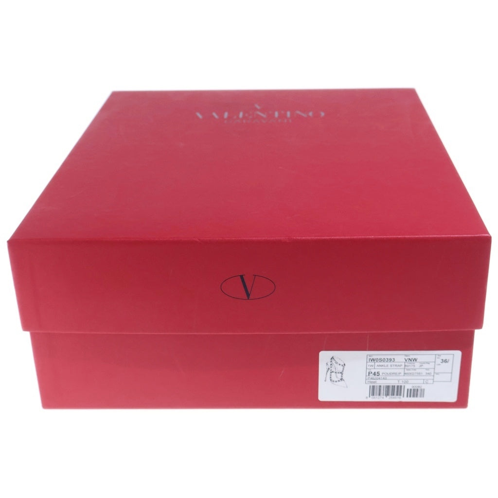 VALENTINO(ヴァレンティノ) スタッズパンプス ハイヒール エナメル ベージュ レディース
