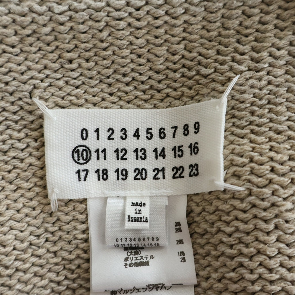 Maison Margiela(メゾンマルジェラ) ケーブルニットセーター ノースリーブ コットン ベージュ S50TH0056 レディース