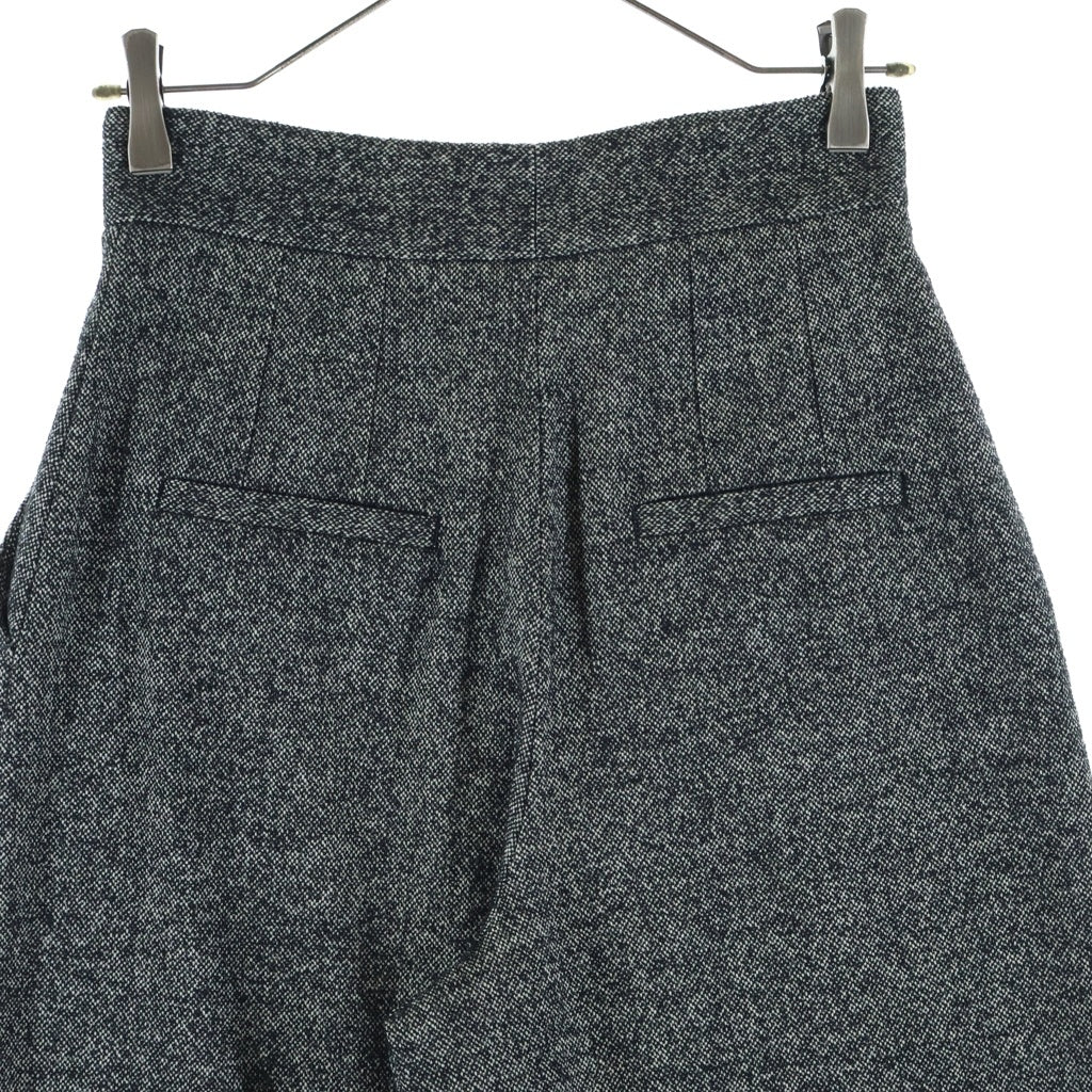 DOLCE & GABBANA(ドルチェアンドガッバーナ) ダブル釦ワイドパンツ グレー ウール PT-FTA6IT/FMRAX レディース