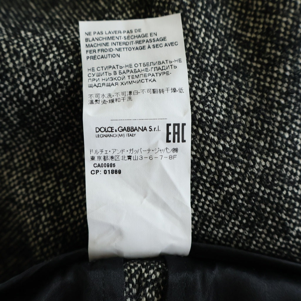 DOLCE & GABBANA(ドルチェアンドガッバーナ) ダブル釦ワイドパンツ グレー ウール PT-FTA6IT/FMRAX レディース