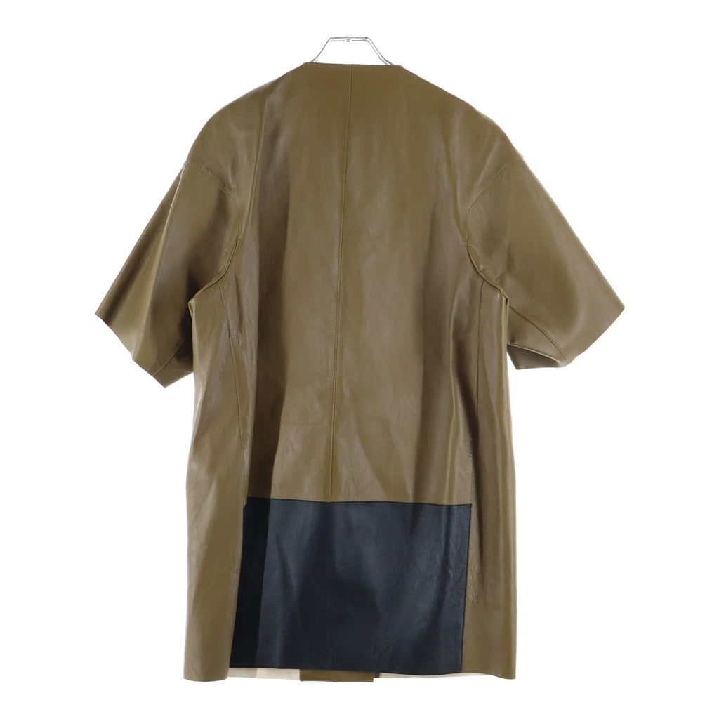MARNI(マルニ) バイカラー レザージャケット コート 半袖 S18SPMXV16MQYLA334-Y3893 レディース