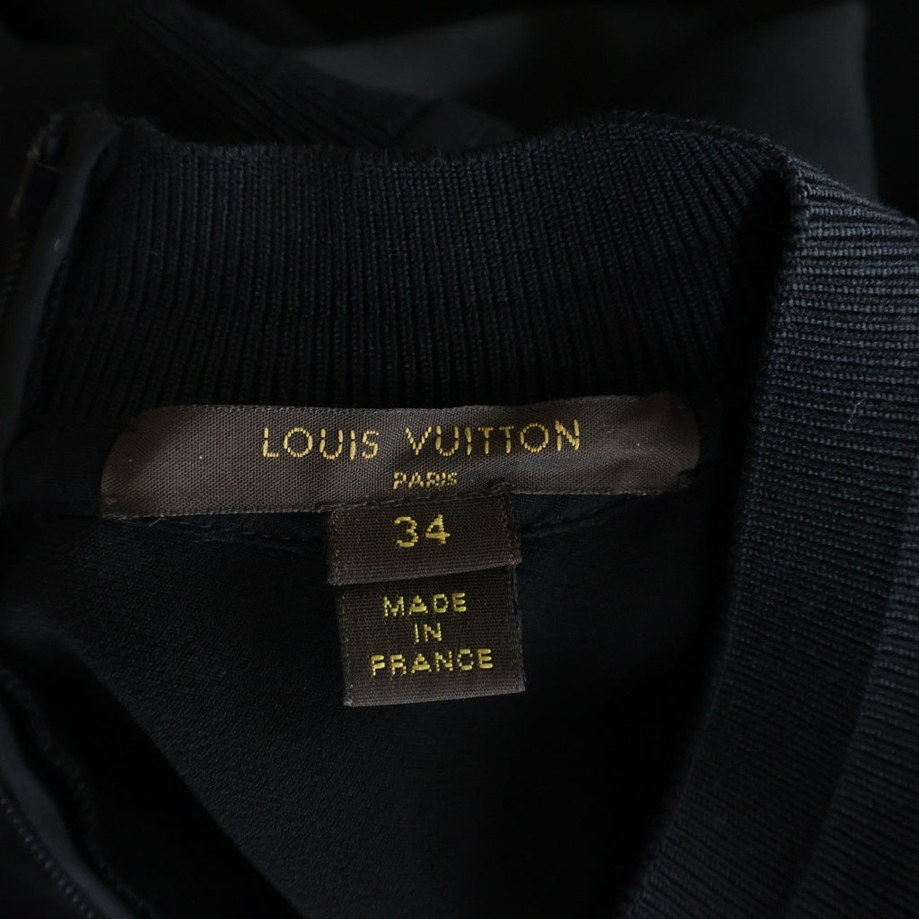 LOUIS VUITTON(ルイヴィトン) ワンピース ブラック シルク×トリアセテート FADS34QPJ レディース
