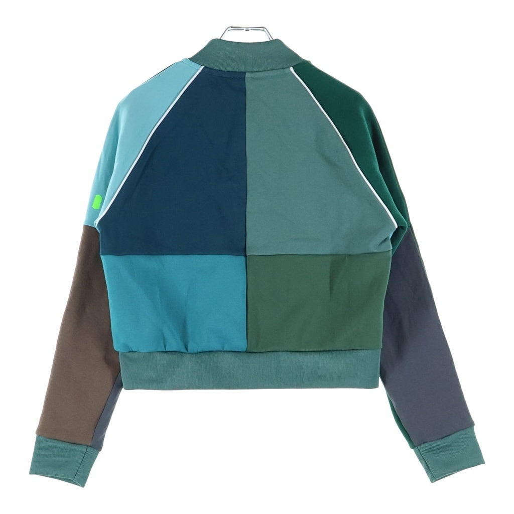 adidas(アディダス) カラーブロック ジャケット グリーン コットン II0760 レディース