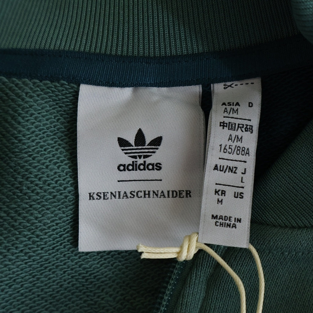 adidas(アディダス) カラーブロック ジャケット グリーン コットン II0760 レディース