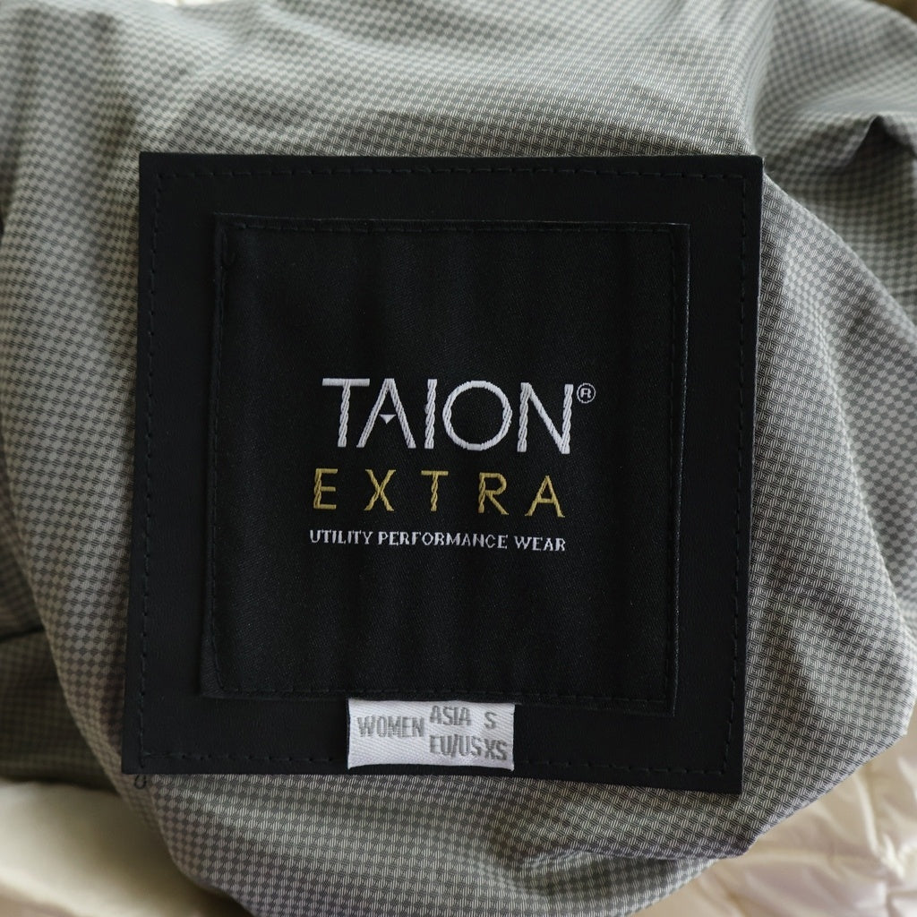 TAION(タイオン) スカート×レギンス セット ホワイト×ブラック ナイロン×ウール レディース