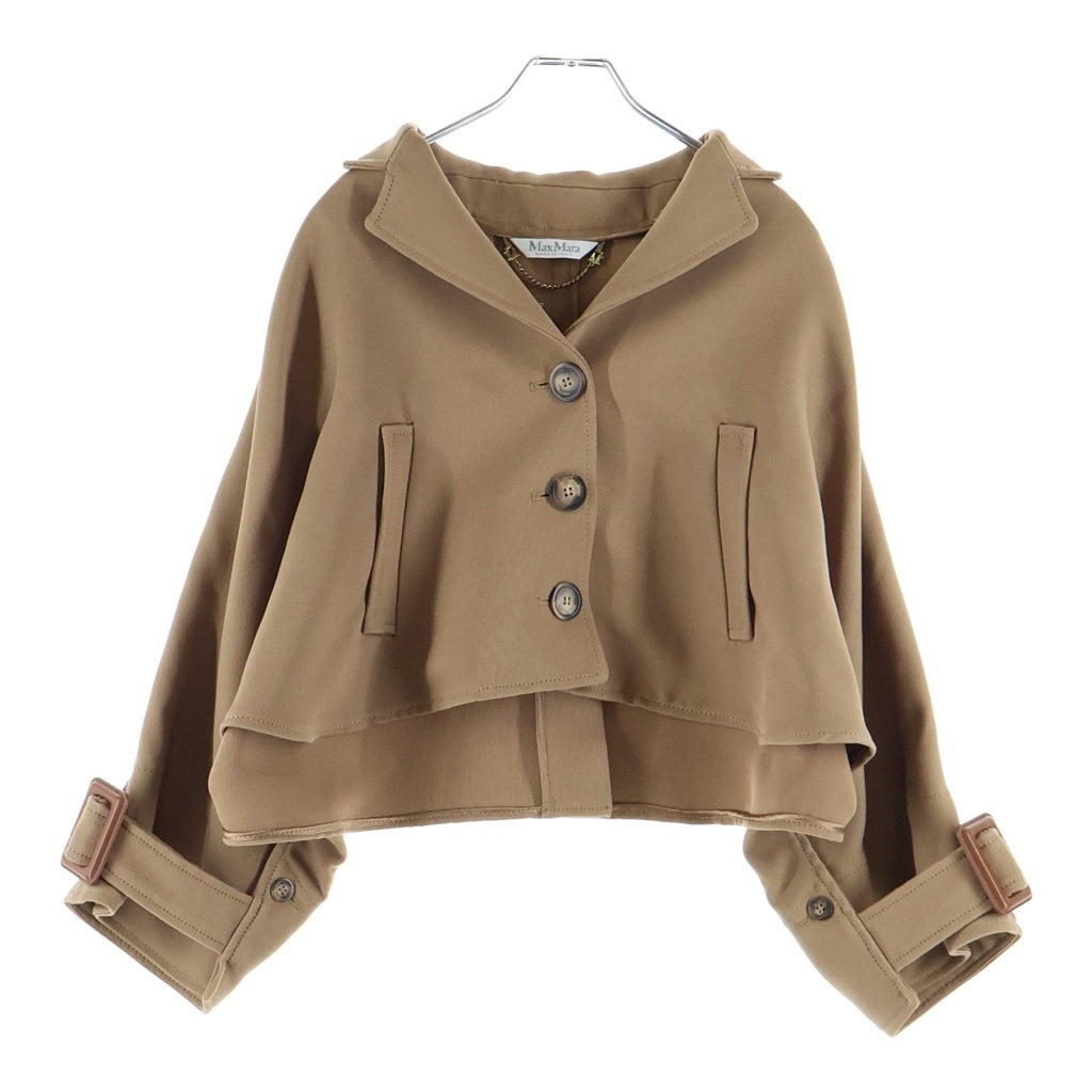 Max Mara(マックスマーラ) ショートジャケット ベージュ バージンウール CA12177 レディース