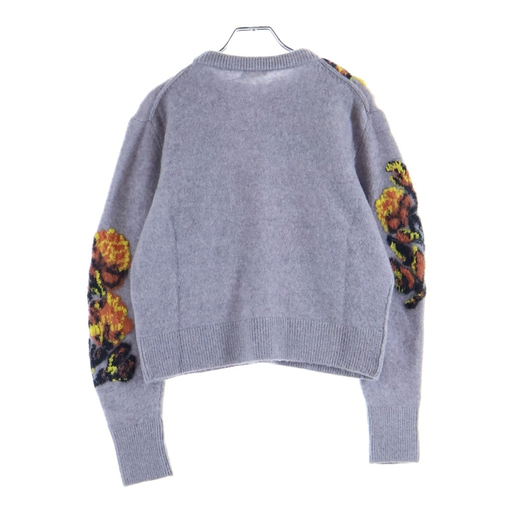 Chloe(クロエ) 花柄ニットセーター パープル×オレンジ ポリエステル CHC19AMP78610516S レディース