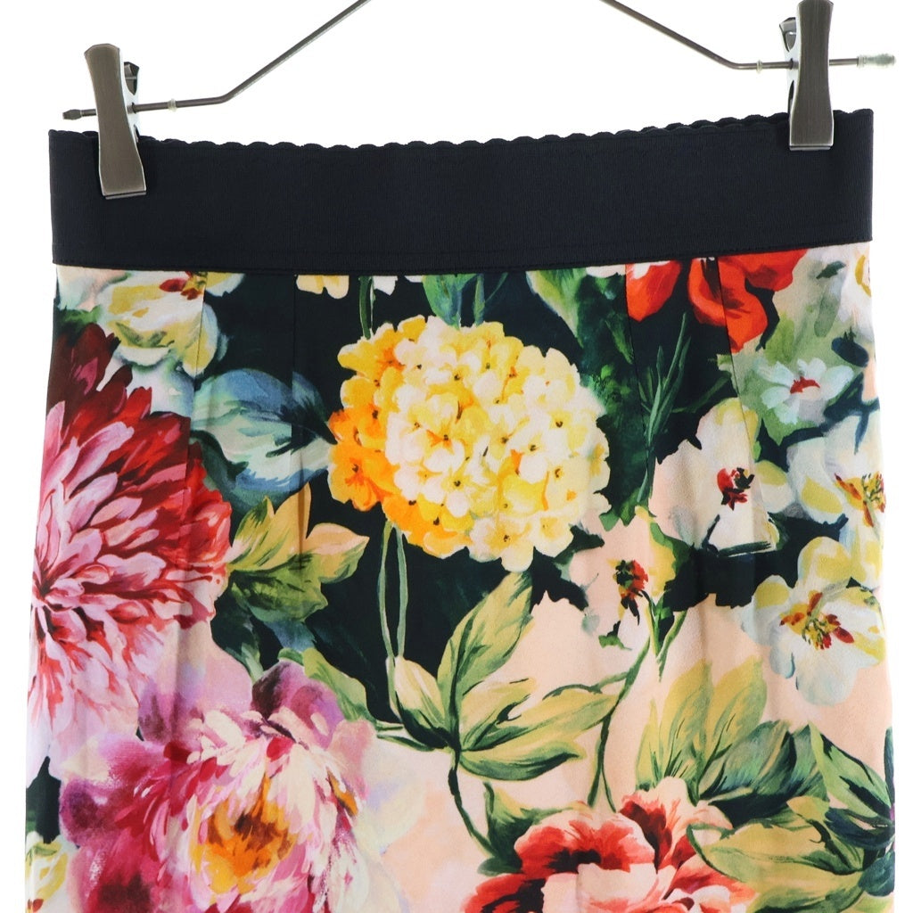 DOLCE & GABBANA(ドルチェアンドガッバーナ) 花柄セットアップ ブラウス×スカート マルチカラー シルク TO-F73A9T/FSRKN レディース
