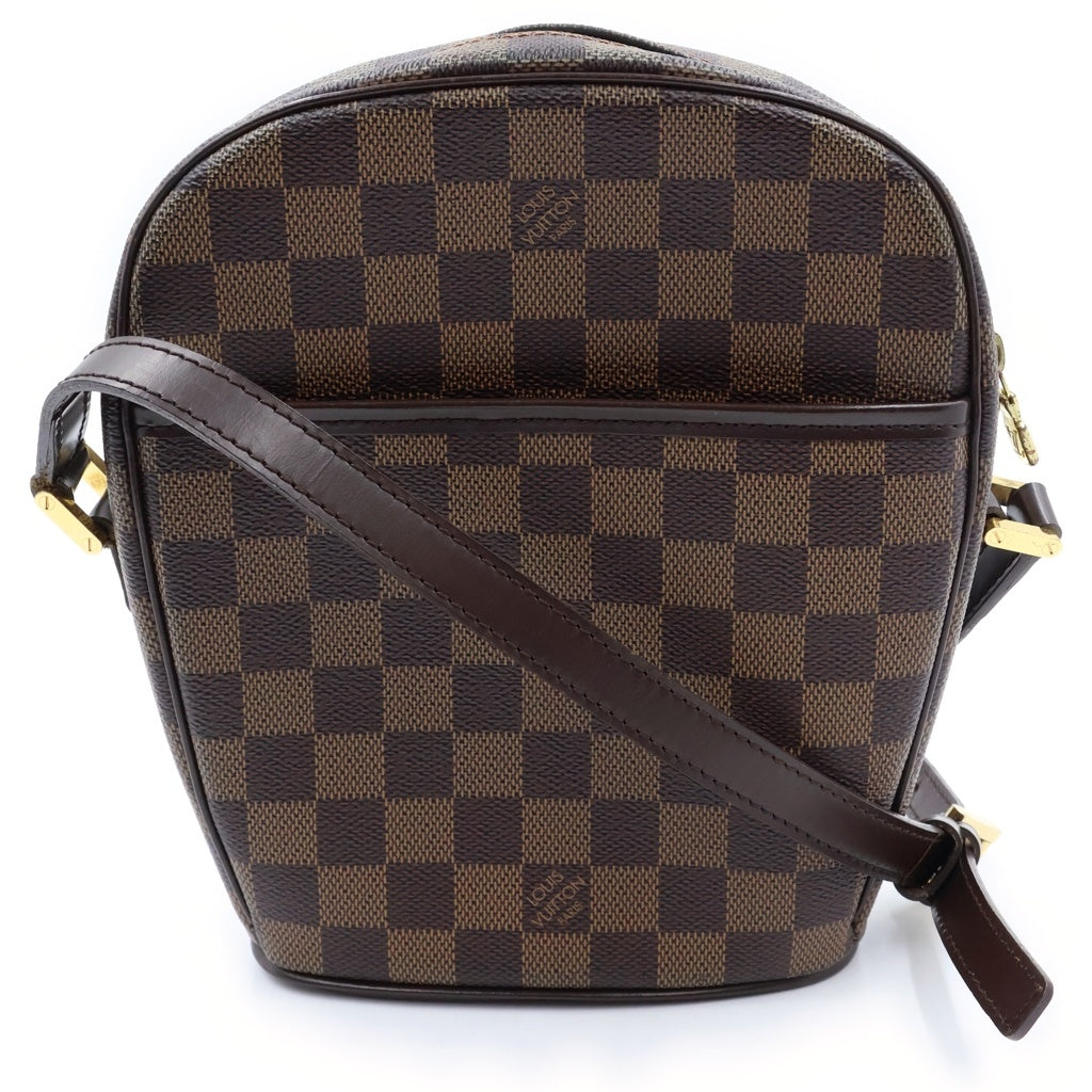 LOUIS VUITTON(ルイヴィトン) ダミエ イパネマPM ショルダーバッグ ブラウン PVC×レザー N51204 レディース