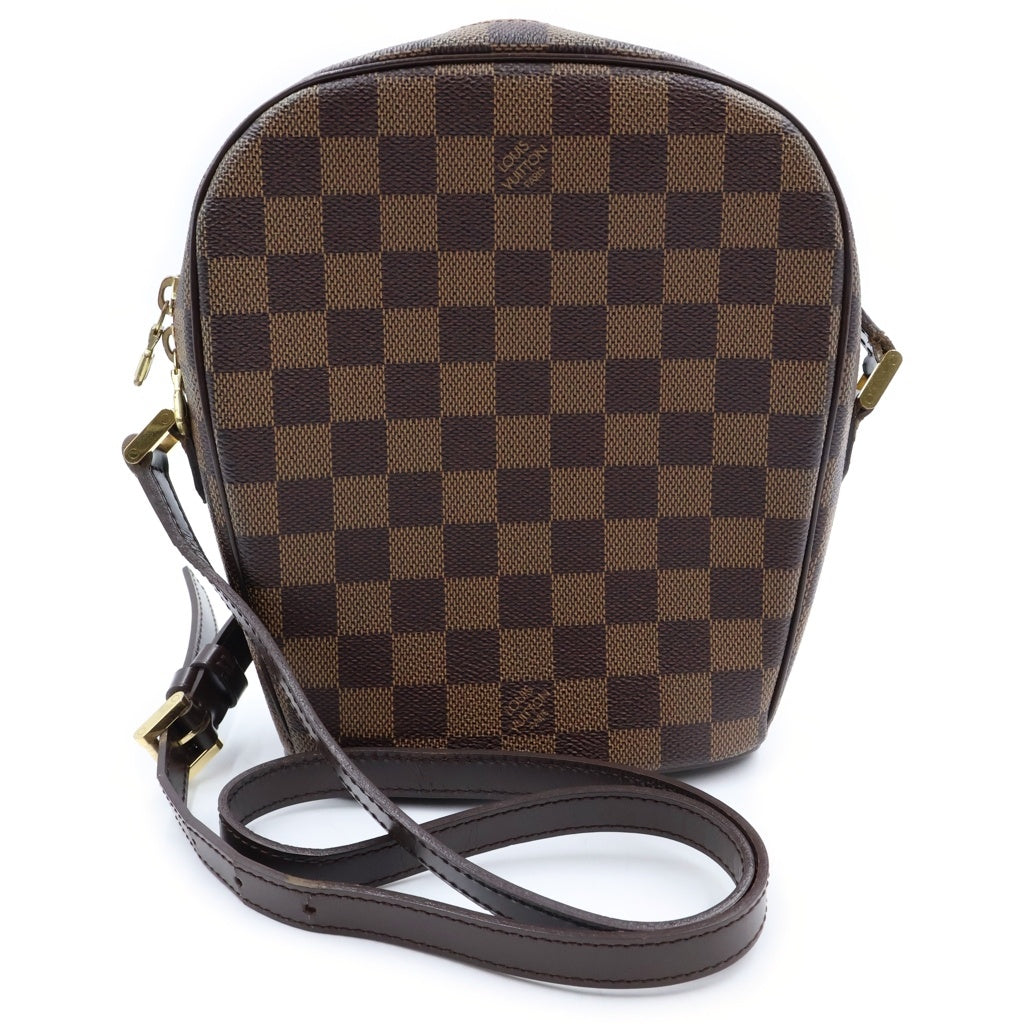 LOUIS VUITTON(ルイヴィトン) ダミエ イパネマPM ショルダーバッグ ブラウン PVC×レザー N51204 レディース