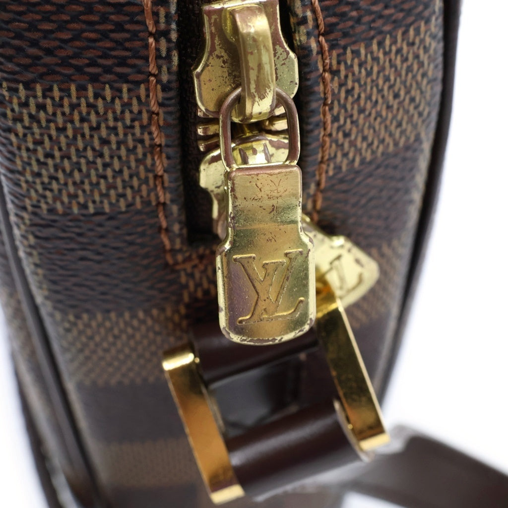 LOUIS VUITTON(ルイヴィトン) ダミエ イパネマPM ショルダーバッグ ブラウン PVC×レザー N51204 レディース
