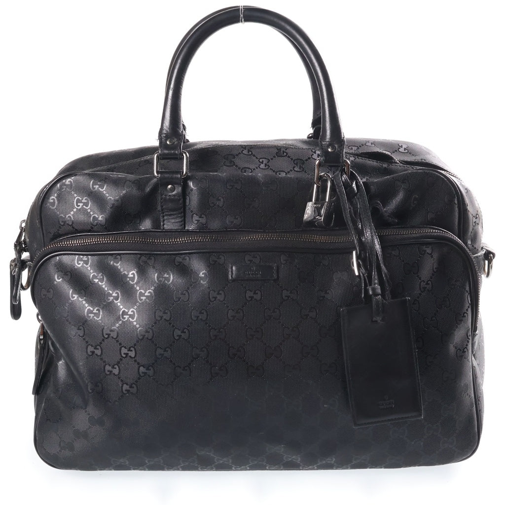 GUCCI(グッチ) GGインプリメ ブリーフケース ショルダーバッグ ハンドバッグ ビジネスバッグ レザー 289892 シルバー金具
