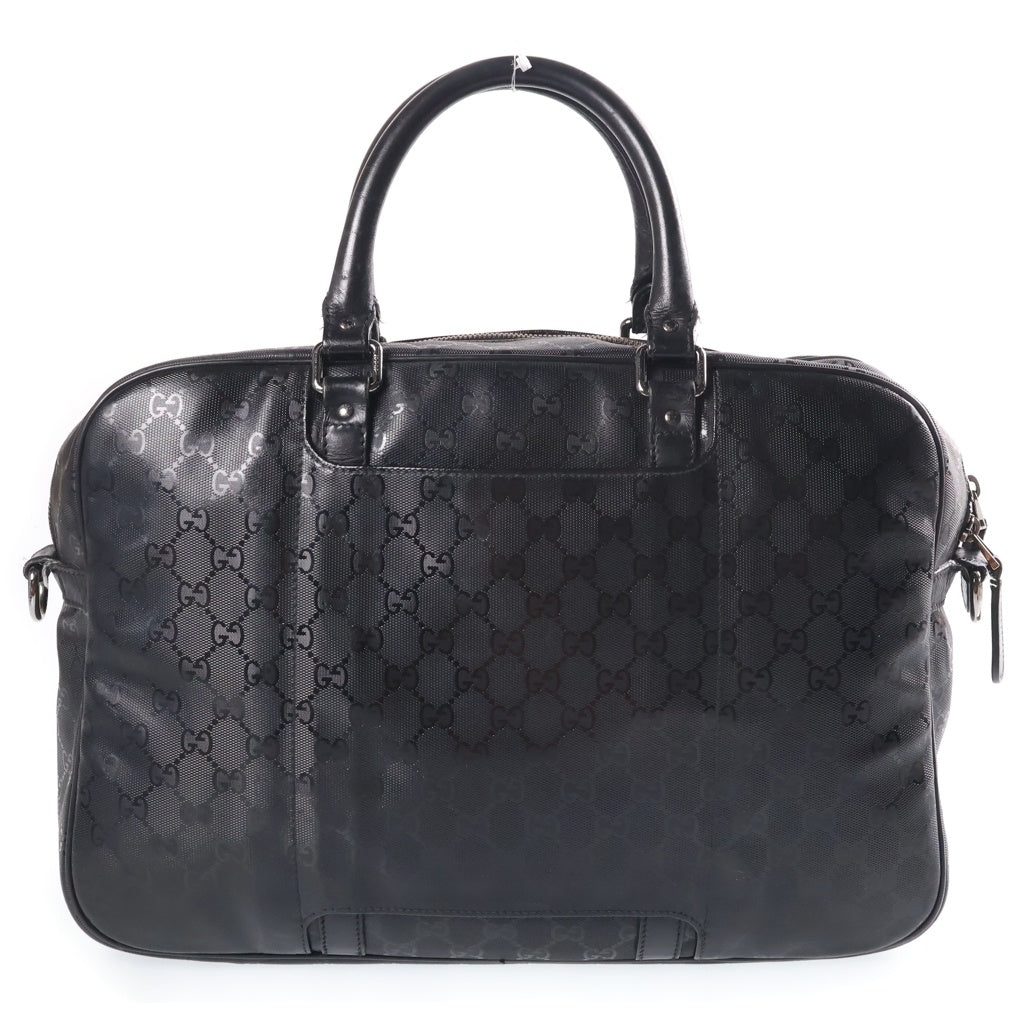 GUCCI(グッチ) GGインプリメ ブリーフケース ショルダーバッグ ハンドバッグ ビジネスバッグ レザー 289892 シルバー金具