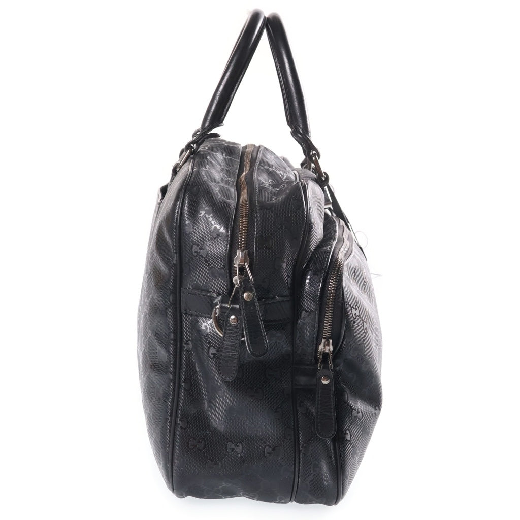 GUCCI(グッチ) GGインプリメ ブリーフケース ショルダーバッグ ハンドバッグ ビジネスバッグ レザー 289892 シルバー金具