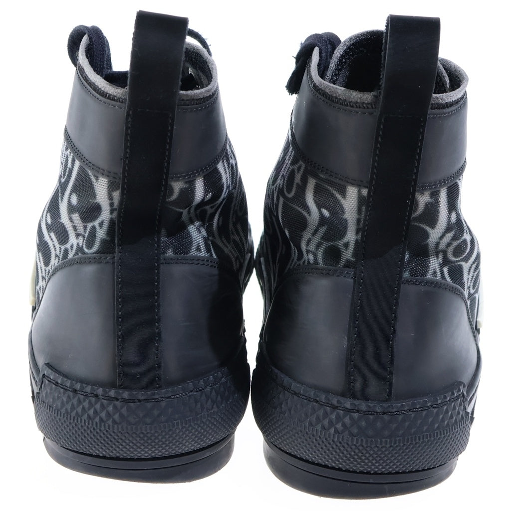 DIOR(ディオール) B23 ハイカットスニーカー ブラック オブリーク 靴