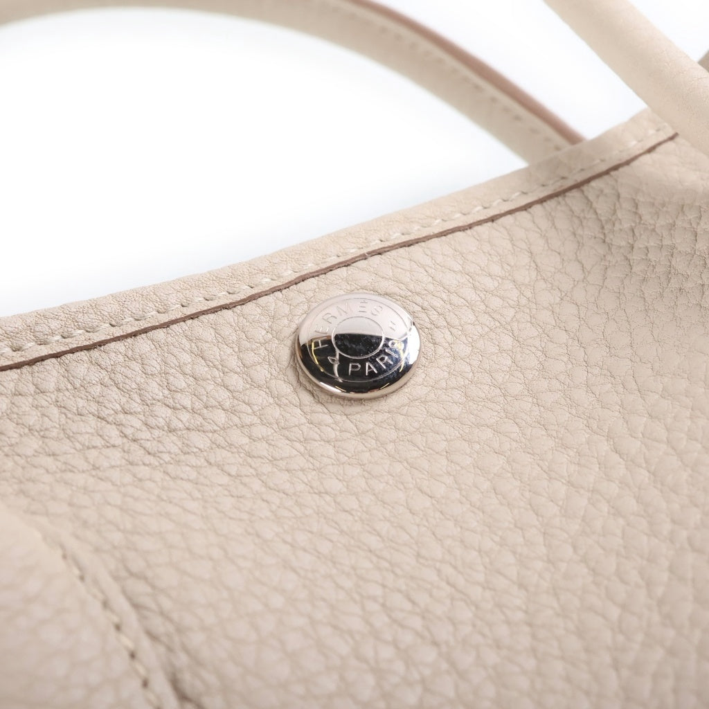 HERMES(エルメス) ガーデンパーティーPM トートバック シルバー金具 Y刻印 ネゴンダ ベトン レディース