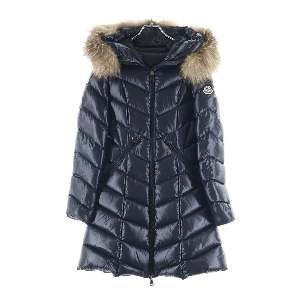 MONCLER(モンクレール) FULMARUS GIUBBOTTO ダウンコート ブラック ダウン ファー E20934986325 レディース