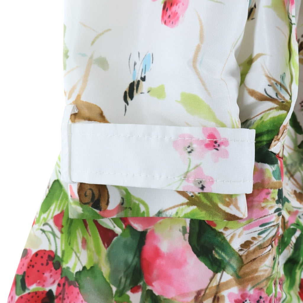 RED VALENTINO(レッド ヴァレンティノ) ダブルブレスト コート ロング アウター ホワイト/ピンク レディース