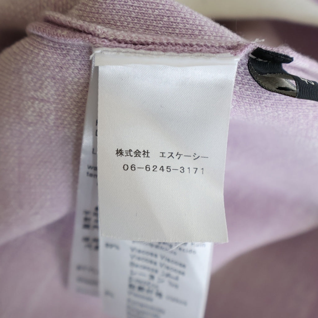 Elisabetta FRANCHI(エリザベッタフランキ) ニット ロング カーディガン パープル レディース