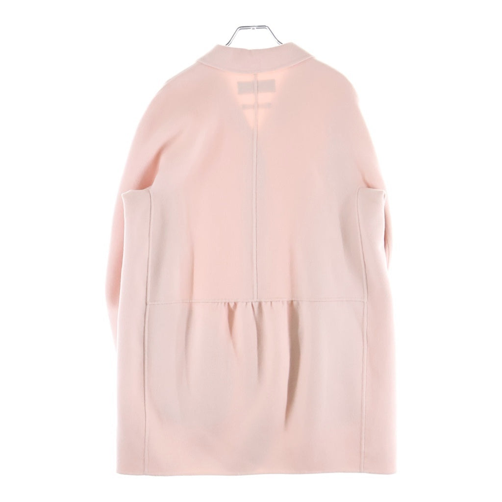Max Mara(マックスマーラ) STUDIO ヴァージンウール カシミヤ混 ハーフコート ピンク 608605896 レディース