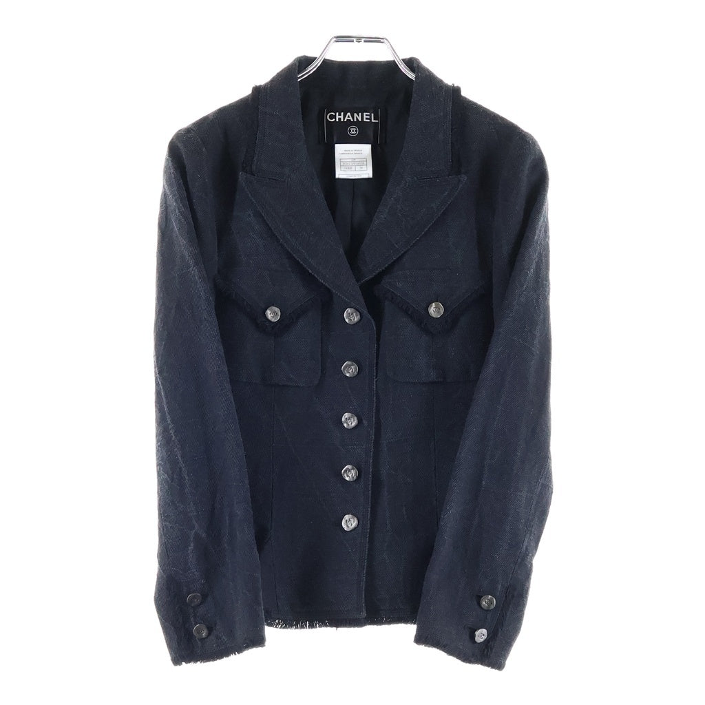 CHANEL(シャネル) デニム ジャケット アウター 06P ブラック レディース P28170