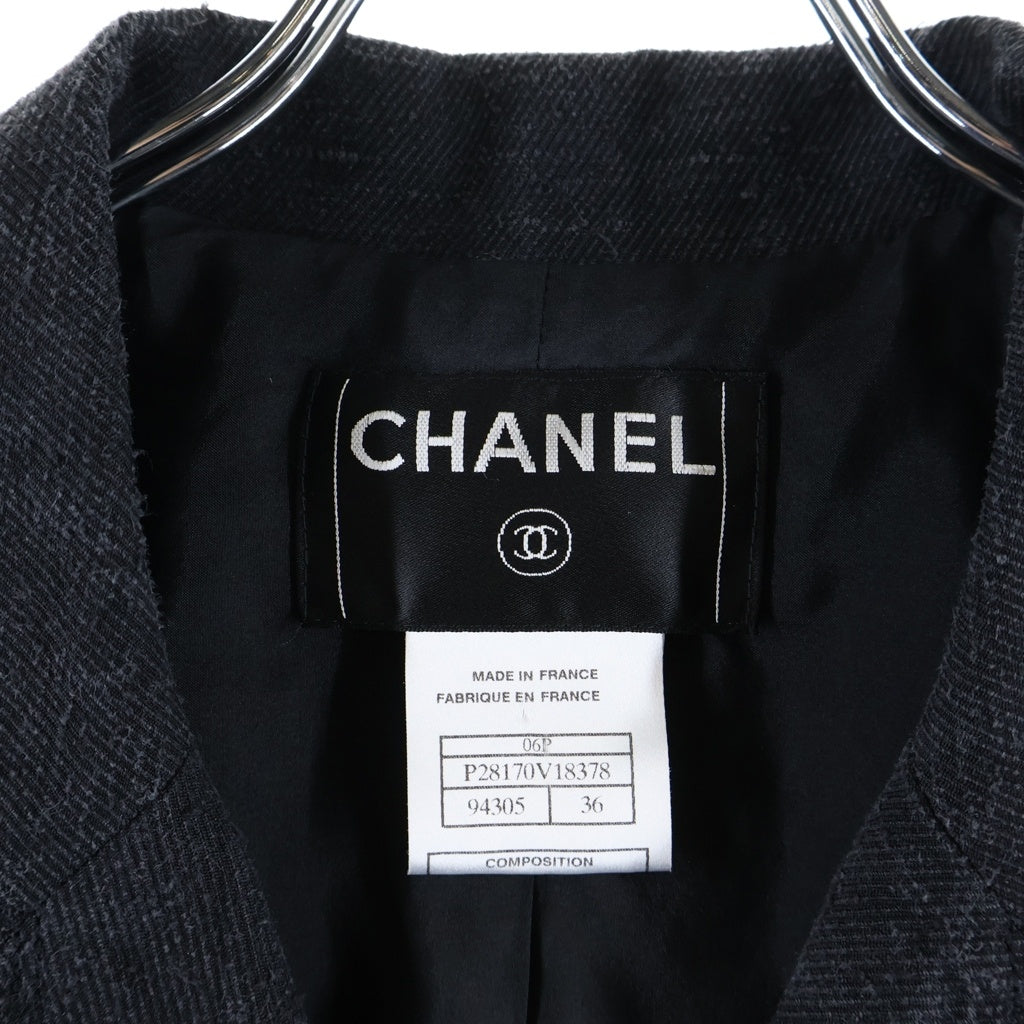 CHANEL(シャネル) デニム ジャケット アウター 06P ブラック レディース P28170