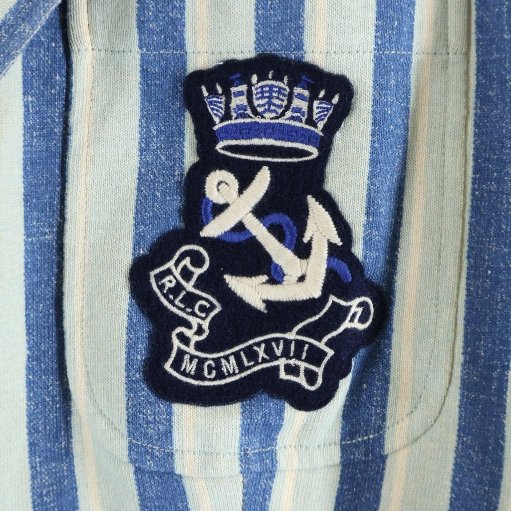 RALPH LAUREN(ラルフローレン) ジャケット アウター 長袖 ストライプ ブルー/ホワイト レディース