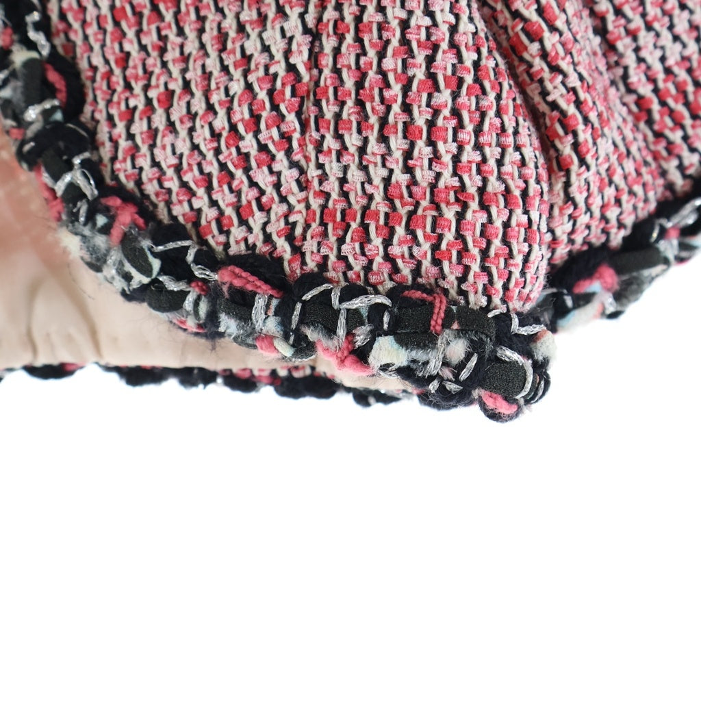 CHANEL(シャネル) ボレロ ジャケット ショート丈 ツイード ピンク P47862 レディース